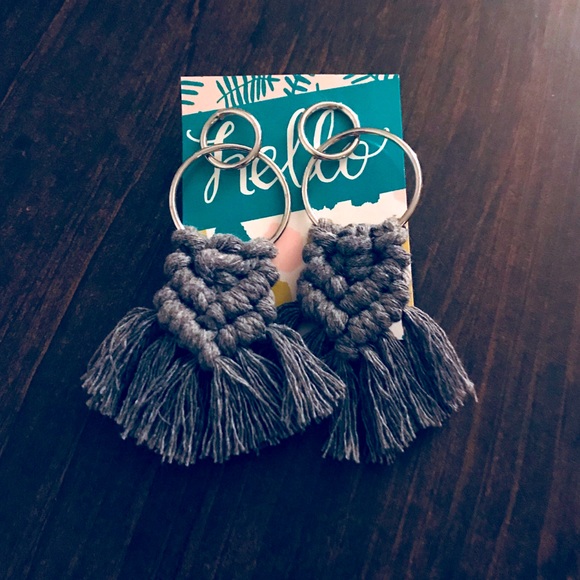 Handmade w/L♥️VE🆕Silver Double Looped 3mm Macrame - Picture 4 of 16